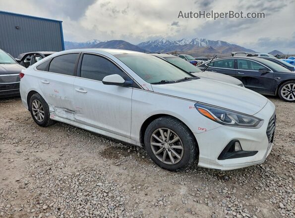 5NPE24AF6JH698953 2018 HYUNDAI SONATA White 