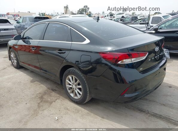 5NPE24AF7KH748759 2019 HYUNDAI SONATA Black უკანა მარცხენა