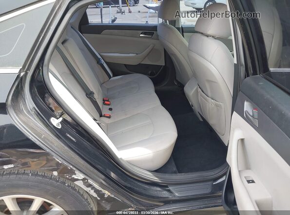 5NPE24AF7KH748759 2019 HYUNDAI SONATA Black VIN კოდის სტიკერის ხედი