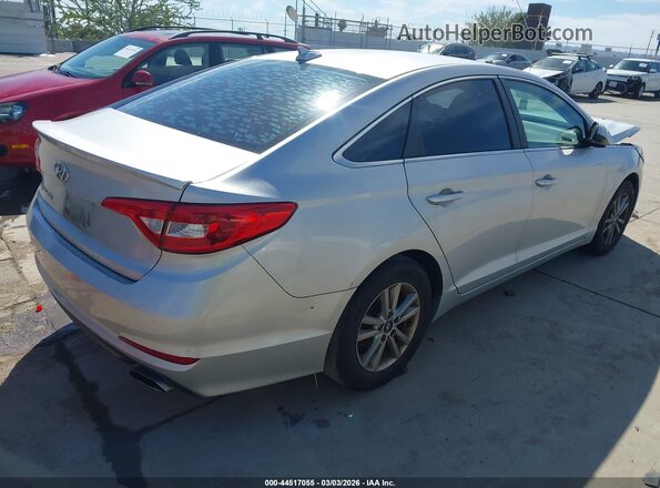5NPE24AF8HH480524 2017 HYUNDAI SONATA Silver Tył prawy