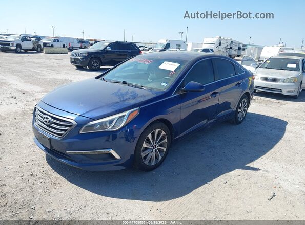 5NPE24AF8HH524781 2017 HYUNDAI SONATA Blue 