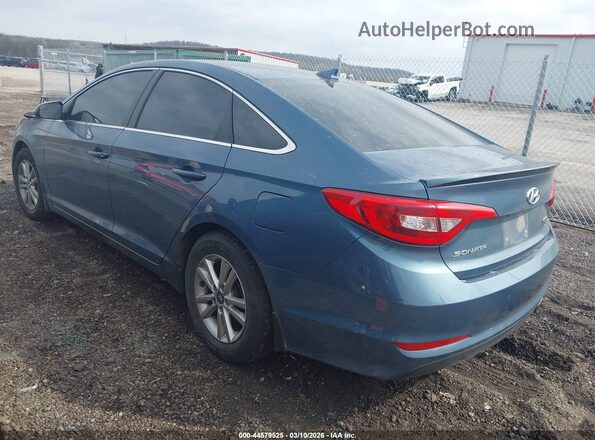 5NPE24AF8HH527650 2017 HYUNDAI SONATA Blue Rear left