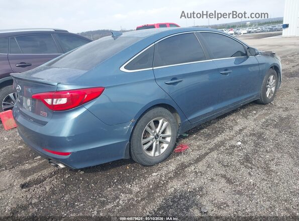 5NPE24AF8HH527650 2017 HYUNDAI SONATA Blue Rear right