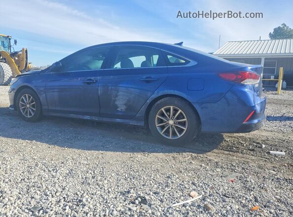 5NPE24AF8JH598434 2018 HYUNDAI SONATA Синий Задняя левая четверть