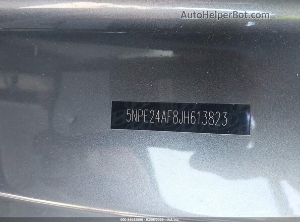5NPE24AF8JH613823 2018 HYUNDAI SONATA Blue 