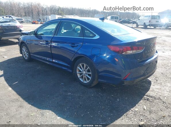 5NPE24AF8KH780555 2019 HYUNDAI SONATA Blue უკანა მარცხენა