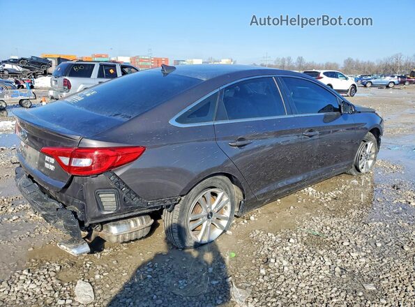 5NPE24AF9GH407337 2016 HYUNDAI SONATA Charcoal Trasero derecho