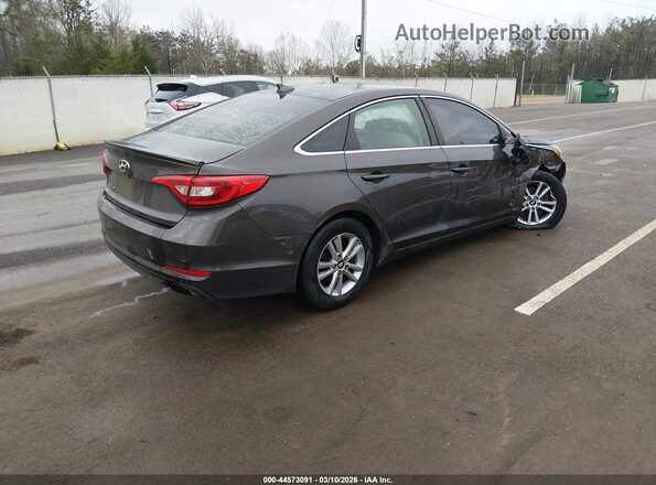 5NPE24AF9HH518892 2017 HYUNDAI SONATA Brown Rear right