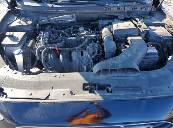 5NPE24AF9KH817516 2019 HYUNDAI SONATA Black Widok wnętrza z tyłu
