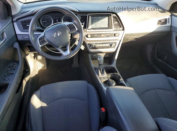 5NPE24AF9KH817516 2019 HYUNDAI SONATA Black Widok deski rozdzielczej