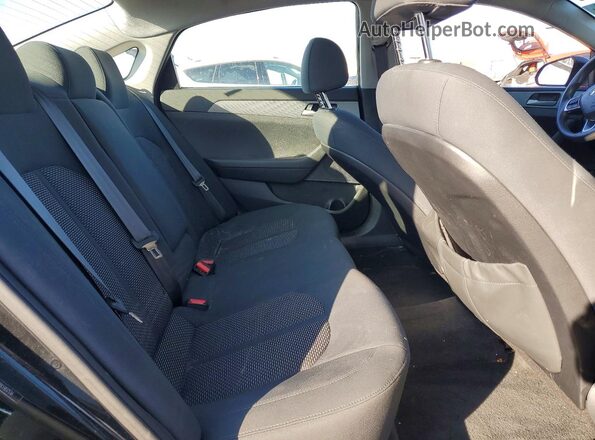 5NPE24AF9KH817516 2019 HYUNDAI SONATA Black Widok tylnych siedzeń