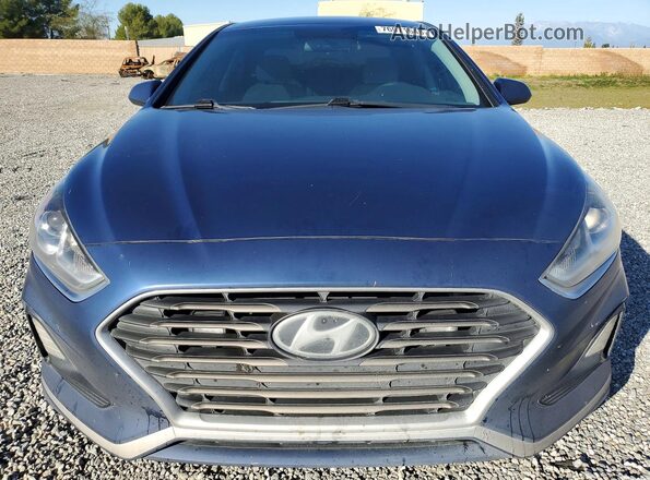5NPE24AFXKH747167 2019 HYUNDAI SONATA Blue 