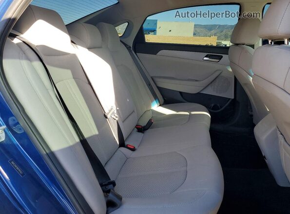 5NPE24AFXKH747167 2019 HYUNDAI SONATA Blue 