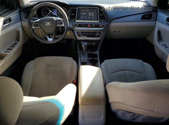 5NPE24AFXKH747167 2019 HYUNDAI SONATA Blue 