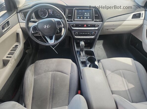 5NPE24AFXKH753437 2019 HYUNDAI SONATA Silver 
