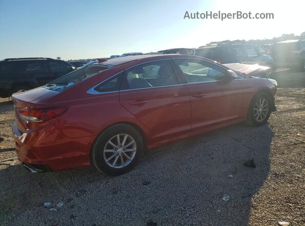 5NPE24AFXKH791850 2019 HYUNDAI SONATA Red 