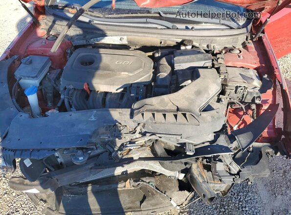 5NPE24AFXKH791850 2019 HYUNDAI SONATA Red 