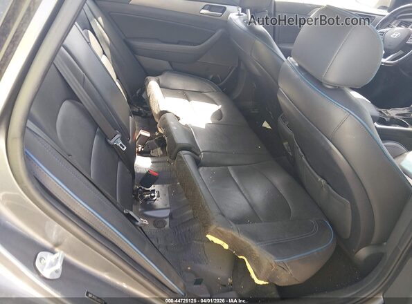 5NPE34AB0JH663772 2018 HYUNDAI SONATA Серый Вид наклейки с VIN-кодом