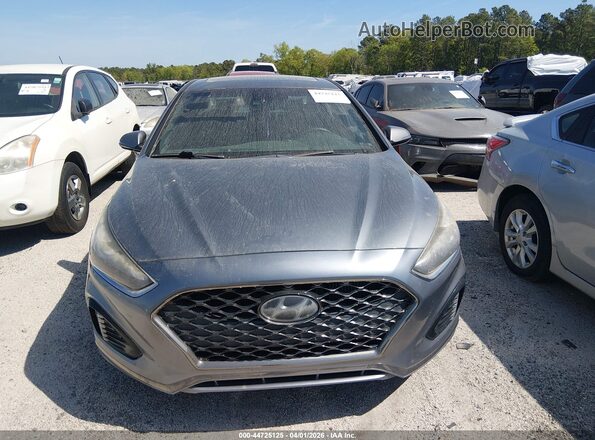 5NPE34AB0JH663772 2018 HYUNDAI SONATA Серый Вид щитка приборов