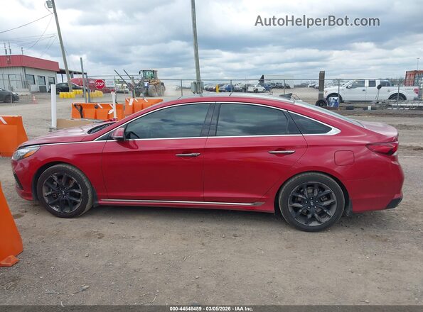 5NPE34AB0KH742103 2019 HYUNDAI SONATA Red 