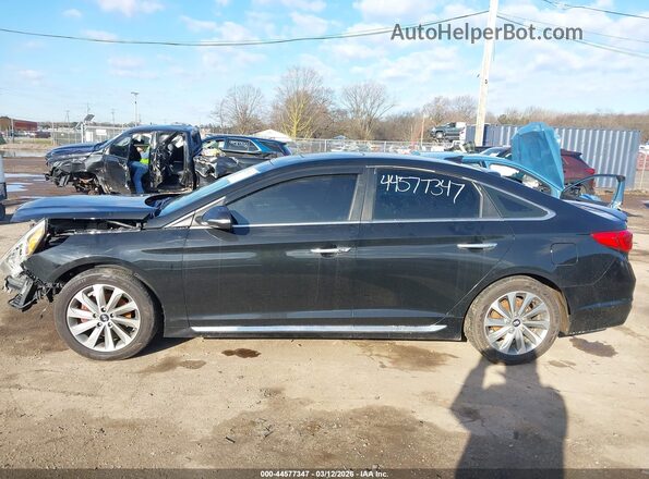 5NPE34AF0HH535979 2017 HYUNDAI SONATA Black 