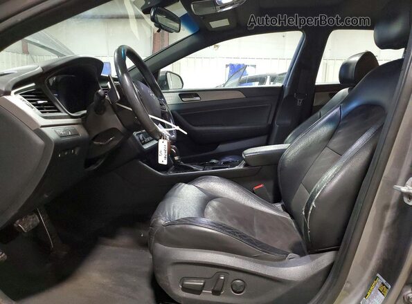 5NPE34AF0KH741875 2019 HYUNDAI SONATA Gray 