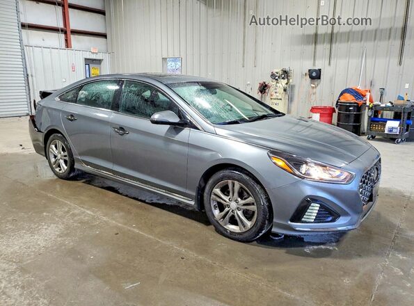 5NPE34AF0KH741875 2019 HYUNDAI SONATA Gray 