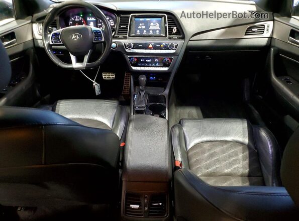 5NPE34AF0KH741875 2019 HYUNDAI SONATA Gray 