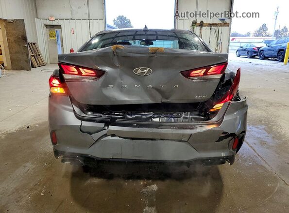 5NPE34AF0KH741875 2019 HYUNDAI SONATA Gray 