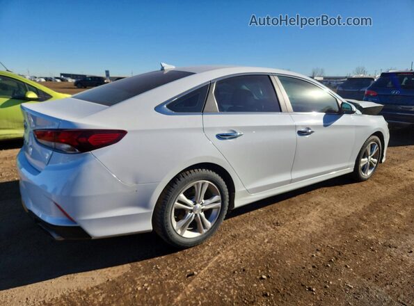 5NPE34AF0KH803887 2019 HYUNDAI SONATA White Задня права чверть