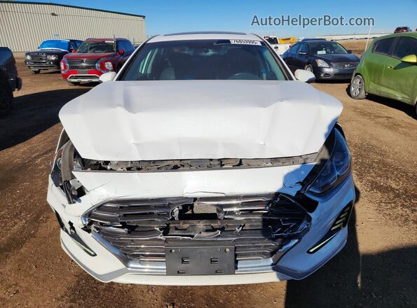 5NPE34AF0KH803887 2019 HYUNDAI SONATA White Вид спереду