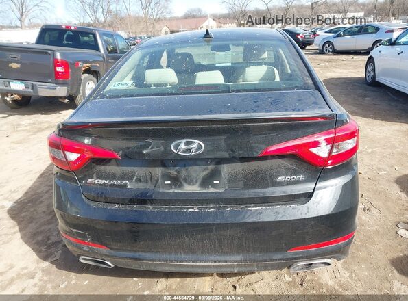 5NPE34AF1GH351875 2016 HYUNDAI SONATA Black 