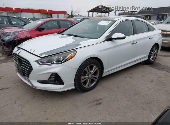 5NPE34AF2JH610591 2018 HYUNDAI SONATA White 