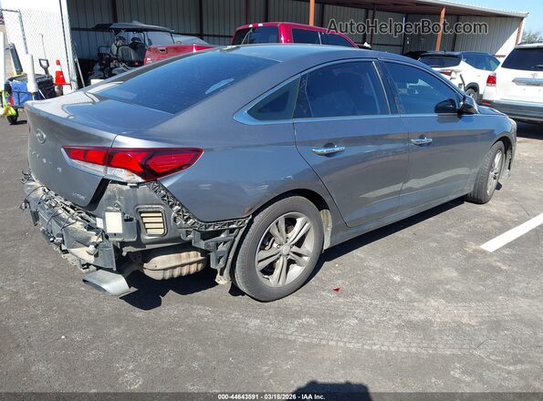5NPE34AF2JH637757 2018 HYUNDAI SONATA Gray Հետևի աջ