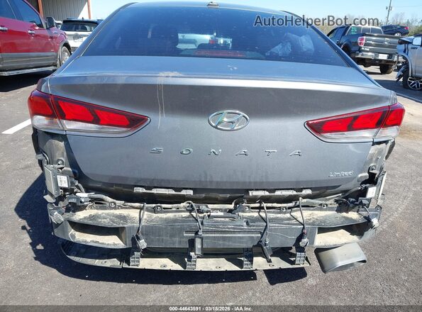 5NPE34AF2JH637757 2018 HYUNDAI SONATA Gray Դիմացի տեսք