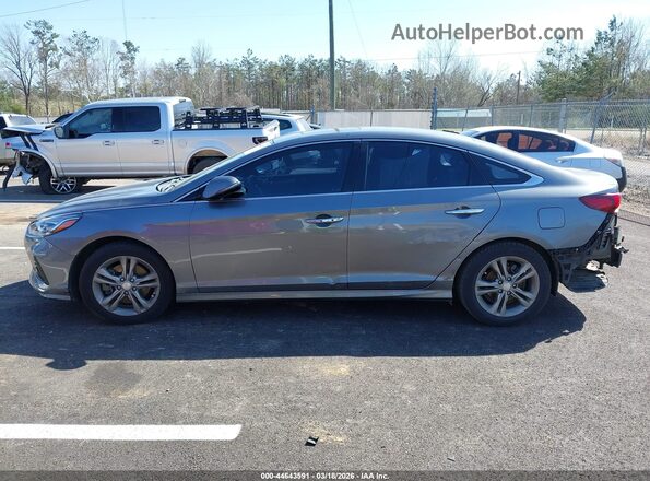 5NPE34AF2JH637757 2018 HYUNDAI SONATA Gray 