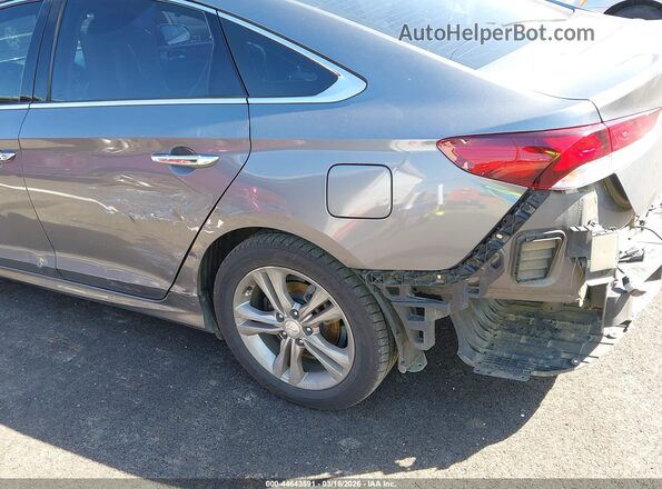 5NPE34AF2JH637757 2018 HYUNDAI SONATA Gray 