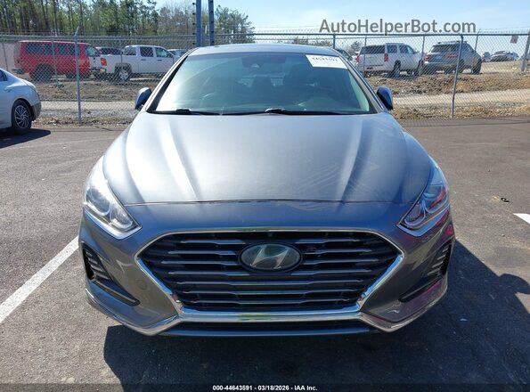 5NPE34AF2JH637757 2018 HYUNDAI SONATA Gray Սալոնի հետևի տեսք