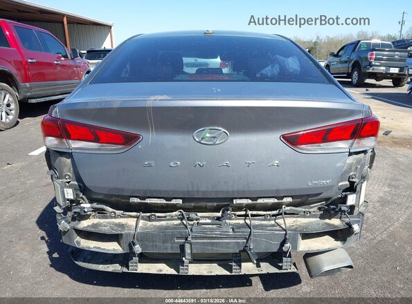 5NPE34AF2JH637757 2018 HYUNDAI SONATA Gray 