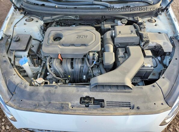 5NPE34AF2KH782699 2019 HYUNDAI SONATA White Vista interior trasera