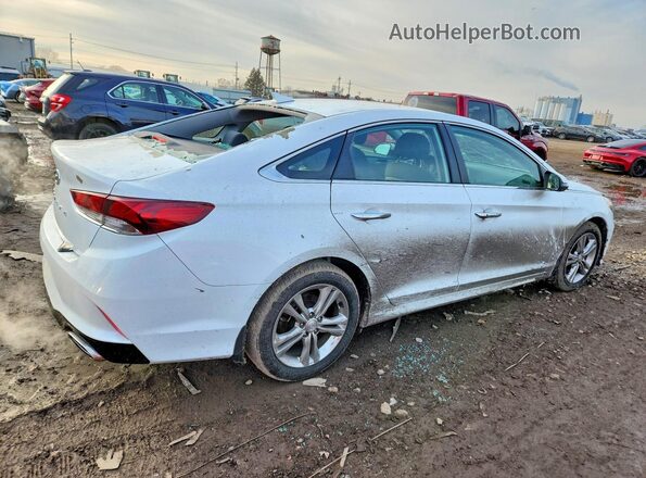 5NPE34AF2KH782699 2019 HYUNDAI SONATA White Trasero derecho