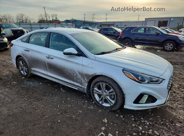 5NPE34AF2KH782699 2019 HYUNDAI SONATA White Delantero derecho