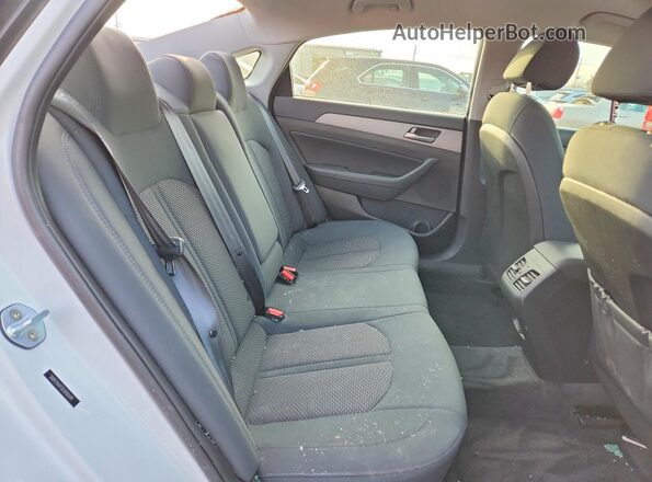5NPE34AF2KH782699 2019 HYUNDAI SONATA White Vista de los asientos traseros