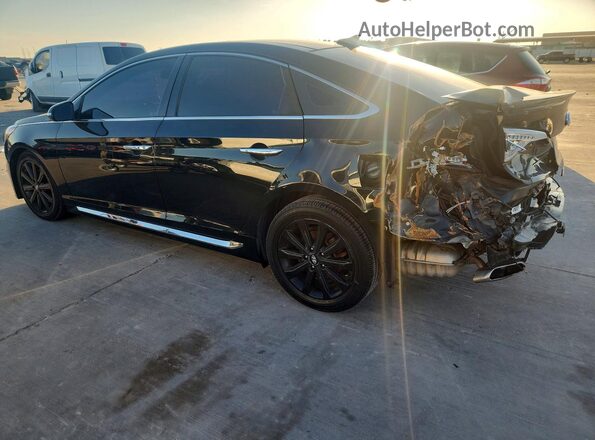 5NPE34AF3GH285667 2016 HYUNDAI SONATA Black უკანა მარცხენა