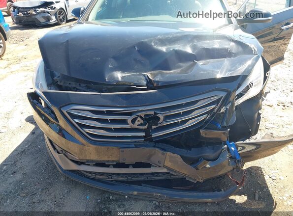 5NPE34AF3HH520652 2017 HYUNDAI SONATA Black Widok z przodu