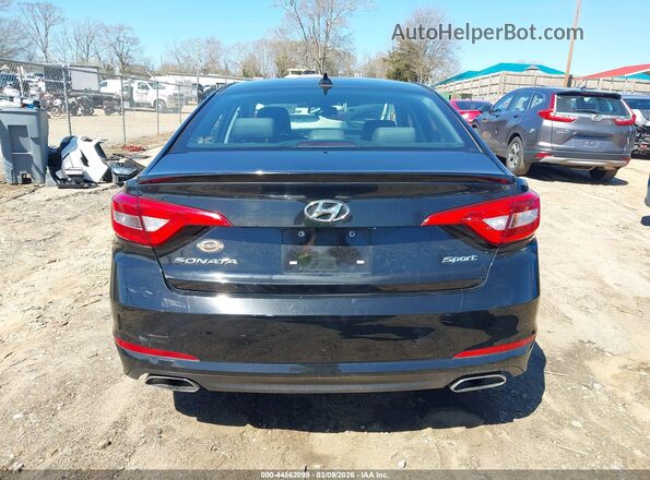 5NPE34AF3HH520652 2017 HYUNDAI SONATA Black 