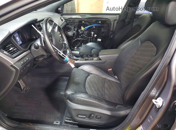 5NPE34AF3KH779049 2019 HYUNDAI SONATA Silver წინა სალონის ხედი