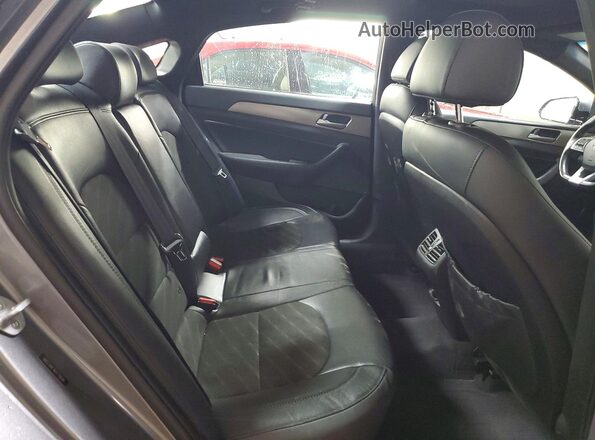 5NPE34AF3KH779049 2019 HYUNDAI SONATA Silver უკანა სავარძლების ხედი