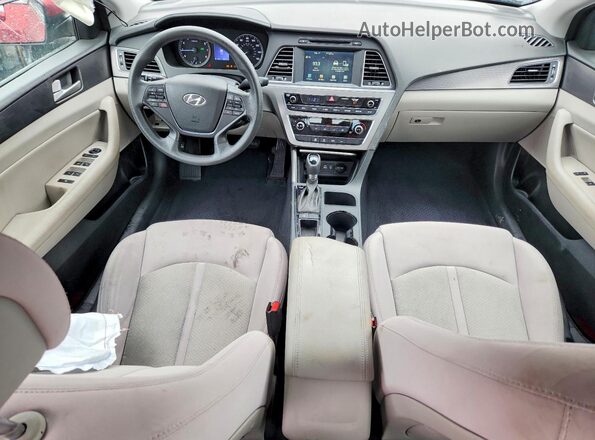 5NPE34AF4GH351210 2016 HYUNDAI SONATA Red Вид панелі приладів