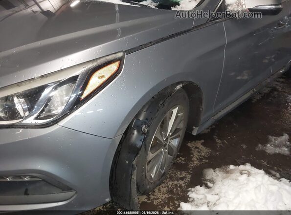 5NPE34AF4GH428349 2016 HYUNDAI SONATA Silver Widok z przodu